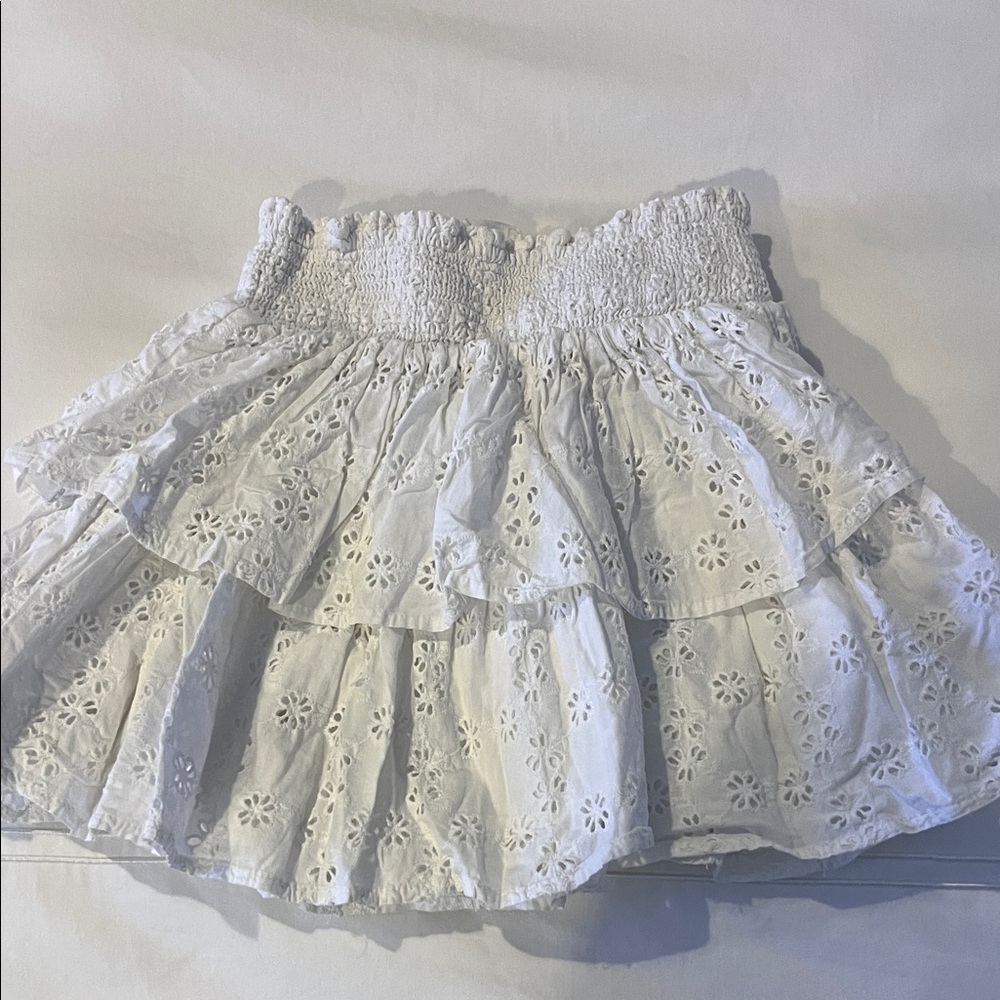 Crewcuts While  Eyelet Kids Skirt